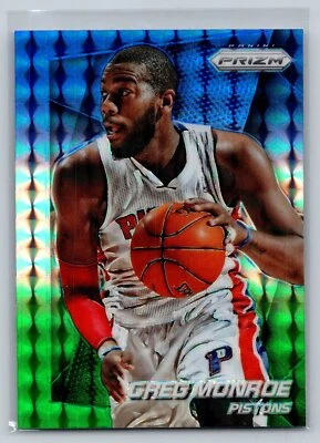 2014-15 Panini Prizm #103 Greg Monroe Blue and Green Mosaic - Image 1 of 2