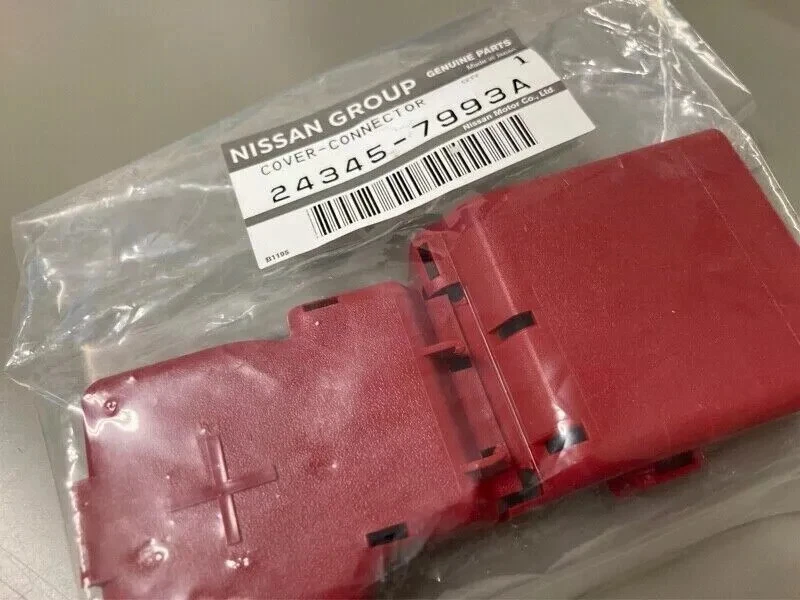 "NISSAN GENUINE BATTERY TERMINAL COVER GTR R35 Z34 370Z  Fairlady Z 24345-7993A* - Image 1 of 1