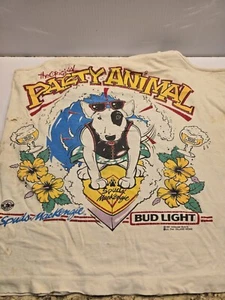 Vintage 1987 Spuds Mackenzie Tank Top , Gen X Lives, Man Cave, Framed Memory - Picture 1 of 10