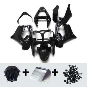 Black ABS Fairings For Kawasaki ZX9R 2002 2003 Ninja ZX-9R 02 03 Motor Bodywork - Picture 1 of 3