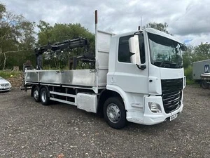 DAF TRUCKS CF280 2014 EURO 6 6x2 26 ton brick grab crane truck Manaul - Picture 1 of 11