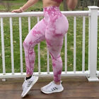Tie Dye Leggings Women Fitness Yoga Pants Seamless Push Up Workout Tights Gym Sp