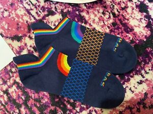 Women's Bombas Socks, U.S. Size Medium, 1 Pair - New - Pride Rainbows