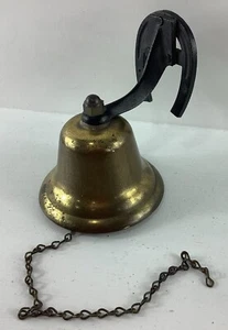 Metal Horseshoe Garden Farmhouse Dinner Bell Japan - Picture 1 of 8