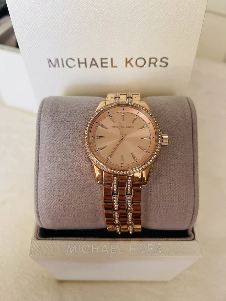 Michael Kors Women's Watch Ladies Stainless Steel Bracelet MK3910 Rose Gold