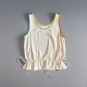 Chloé | 2015 | Silk De Chine | Boho Chic Tank | Medium | Authentic Neu mit Etikett - Bild 1 von 9
