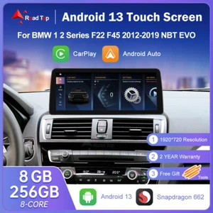 Android 13 Carplay Multimedia Touch Screen For BMW 1 2 Series F22 F45 2012-2019 - Picture 1 of 10