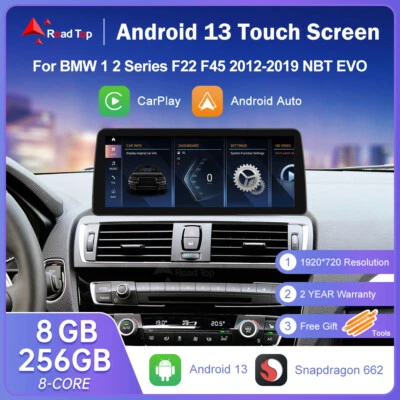 Android 13 Carplay Multimedia Touch Screen For BMW 1 2 Series F22 F45 2012-2019 - Image 1 of 4