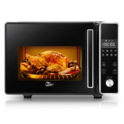 8 IN 1 Large Capacity Countertop Microwave Oven w/LED Display Multi-Functional - Image 1 of 4