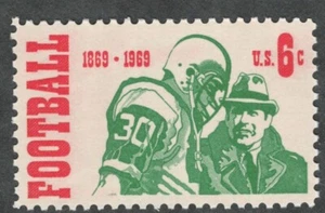 US. 1382. 6c. Intercollegiate Football, 100th ANNIV. MNH. 1969 - Picture 1 of 1