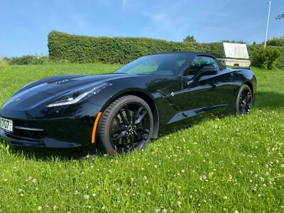 Corvette C 7 Cabrio Schwarz Schalter 20500 km - Bild 1 von 4