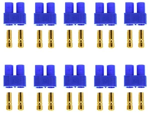 Apex RC Products 10 Female EC3 Battery Connector Plugs #1527 - Picture 1 of 3