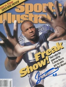 JEVON KEARSE TENNESSEE TITANS SPORTS ILLUSTRATED COVER SIGNED 8x10 - Picture 1 of 1