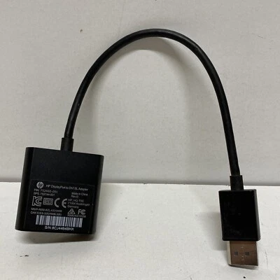 HP DisplayPort to DVI SL Adapter 752660-001 - Image 1 of 3
