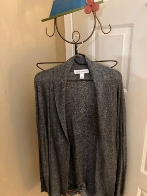 Pure Energy (2X) open front gray long sleeve heavy sweater. - Изображение 1 из 3