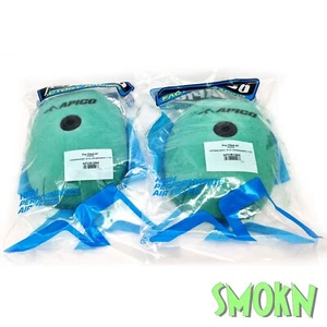 Honda CRF Air Filters CRF 450 R 17-20 250 R 18-19 Apico Twin-Air Pre-Oiled x2 - Picture 1 of 2