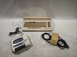 Commodore C64 C64C Computer Klassiker + Datasette + Netzteil alles ungeprüft, - Photo 1/17