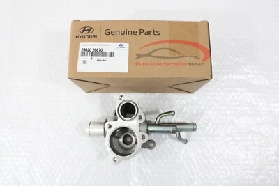 Genuine Kia Rio Rio5 2006-2011 Engine Coolant Thermostat Housing 2562026870 OEM - Image 1 of 4