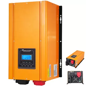 VEVOR 3000W Inverter a Onda Sinusoidale Pura 12V Corrente Continua LCD - Imagen 1 de 12
