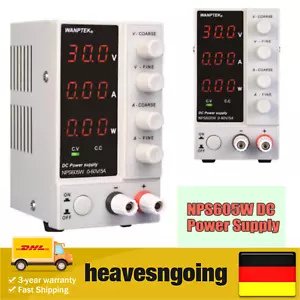 0-60V 0-5A Labornetzgerät Labornetzteil DC Trafo Regelbar Stabilisiert AC220V - Bild 1 von 13
