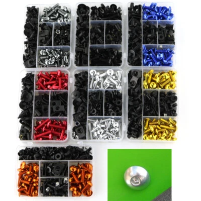 Kit completo de tornillos de carenado aptos para Yamaha FZR1000 FZ1/FZS1000 Fazer FZ6 Fazer Foto 1 de 4