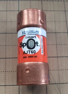 MERSEN FERRAZ SHAWMUT TIME-DELAY FUSE CLASS J 600VAC 60A AJT60 LIKE LPJ60 BUSS - Picture 1 of 2
