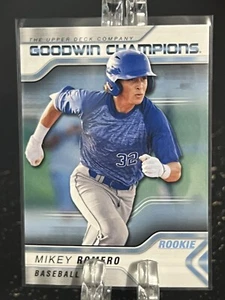 MIKEY ROMERO-----2023 CUBIERTA SUPERIOR GOODWIN CHAMPIONS-----NOVATO--ENVÍO GRATUITO - Imagen 1 de 2