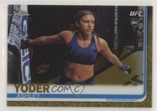 2019 Topps Chrome UFC Gold /50 Ashley Yoder #65 Rookie RC