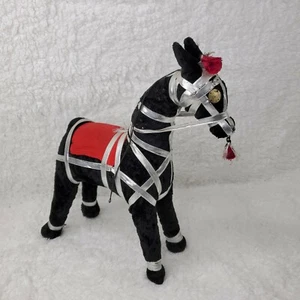 Boho Handmade Cloth Fabric Horse Folk Art Rare Vintage - Picture 1 of 8