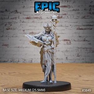 Female Lich A | Epic Miniatures | RPG D&D Pathfinder Wargaming - Picture 1 of 2