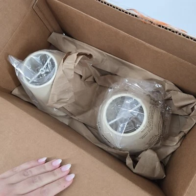 Visual Comfort 6" Natural Paper Shades ONLY Set of 2 Goes With S2210 2001 2002 - Image 1 of 4