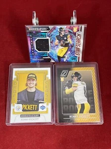 PARCHE ROJO KENNY PICKETT SP RC 2022 NOVATOS Y ESTRELLAS Paralelo NFL ZENITH STEELERS - Imagen 1 de 11