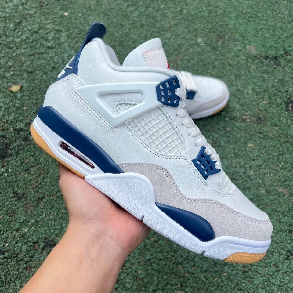 Nike SB x Air Jordan 4 Retro SP 'Navy' Para hombres DR5415-100 🔥 Foto 1 de 4