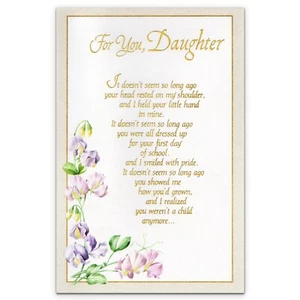 Vintage MOTHER'S DAY Card FOR DAUGHTER by Anne Marie Trechslin, AGC 92 +Envelope - Picture 1 of 5