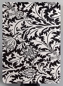 1x POKER SIZE Schnittkarte schwarz formelles Design gebürstetes Aluminium leicht - Bild 1 von 2