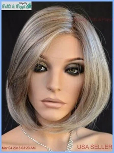 KRISTI JON RENAU WIGS Color 39F38 Grey New Style Lace Front | 100% HandTied -1 - Picture 1 of 12