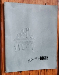 Vintage 1958 Antique Furniture By Biggs Catalog Woodworking Design - Picture 1 of 13