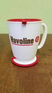 Vintage Texaco Havoline Star Plastic Travel Cup Mug Easy Rider New - Picture 1 of 9