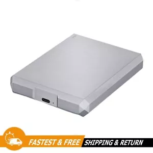 LaCie 4TB USB 3.1 Type-C Portable External HD, Space gray (STHG4000402-RC) - Picture 1 of 4