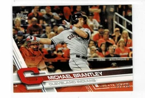 2017 TOPPS MINI ORANGE US84 MICHAEL BRANTLEY #d 22/25 CLEVELAND INDIANS - Picture 1 of 1