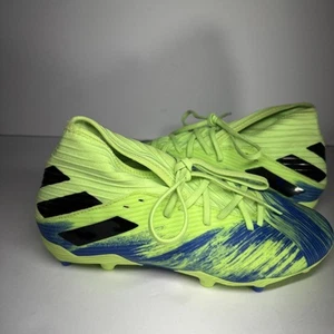 ADIDAS NEMEZIZ 19.3 FG GREEN ROYAL BLUE SOCCER CLEATS MESSI FV3988 SIZE 7 New - Picture 1 of 6