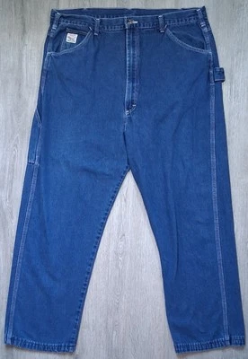 Pointer Brand Jeans Mens 42x32 Blue Baggy Carpenter Work Denim Pants Made In USA - Image 1 of 4