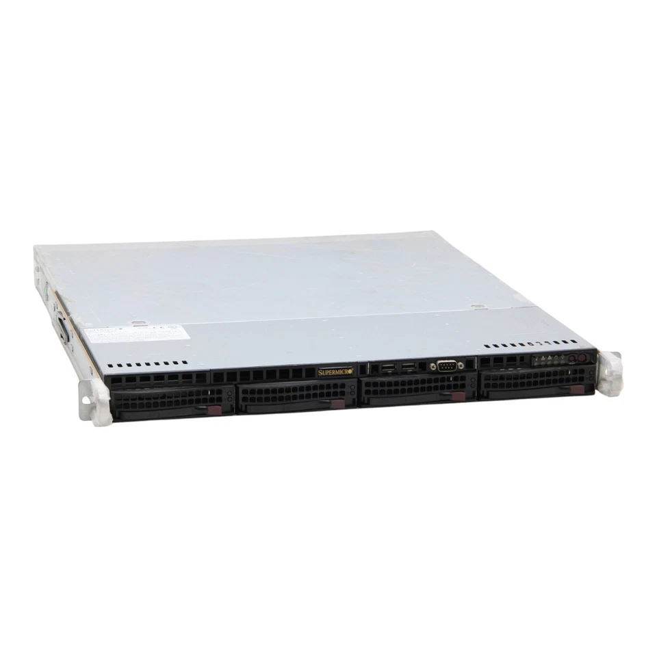 Supermicro CSE-813M X9SRi-F E5-1620 32GB PWS-351-1H SAS / S-ATA Rack Server - Bild 1 von 4