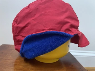 Винтажный LLBean шляпа крышка резинке мужской XL красный уха клапан флис с подкладкой США 90-х Goretex - Изображение 1 из 4