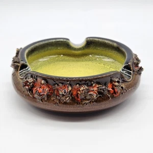 Vintage ICELAND FUNI LAVA Kunstkeramik Aschenbecher Schmuckschale  - Bild 1 von 8