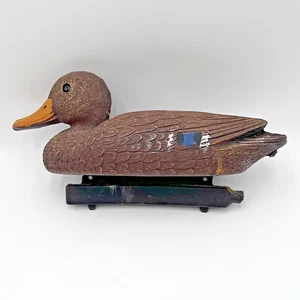 Vtg Flambeau Duck Decoy Mallard Hen 15" Hard Plastic Hunting Floating USA Made - Picture 1 of 10