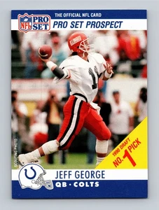 Jeff George 1990 Pro Set PSP Variation Rookie #669 RC NM or Better - Picture 1 of 2