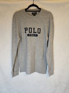 Polo Ralph Lauren uomo M maglia grigia pigiama camicia - Foto 1 di 6
