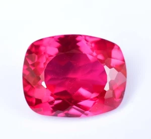 Natural Red Almandine Garnet 5.10 CT Certified Very Rare Cushion Loose Gemstone - Picture 1 of 6