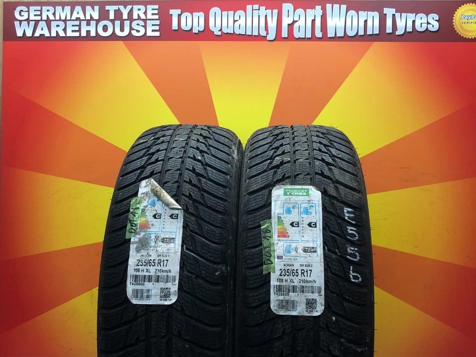 235 65 17 nokian wr suv3    2356517 Part Worn summer x 2 (e556 )clearance - Image 1 of 1